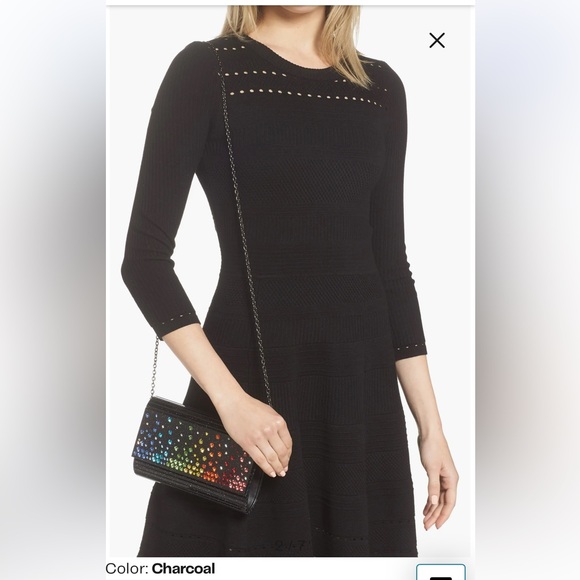 Crystal Embellished Party
Clutch/Color: Charcoal 
Kurt Geiger London
$120 NEW - Picture 2 of 16